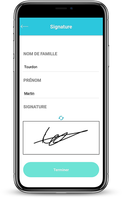 Etape 3 Signature électronique - Logiciel Numéad