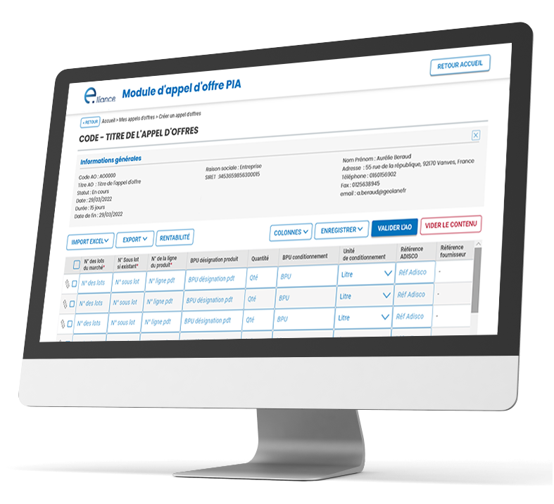 Service Commercial - Logiciel e.lliance Service Commercial - Logiciel e.lliance